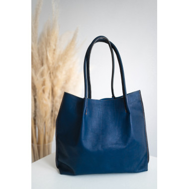 Kožená shopper kabelka Kožená shopper kabelka